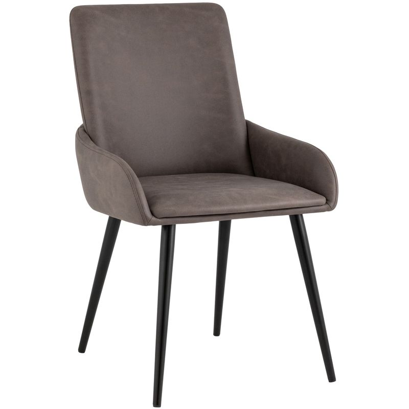 Стул Munchen Chair Коричневая Винтажная Экокожа Коричневый винтаж Черный Стул Munchen Chair Коричневая Винтажная Экокожа Коричневый винтаж Черный в Твери | Loft Concept