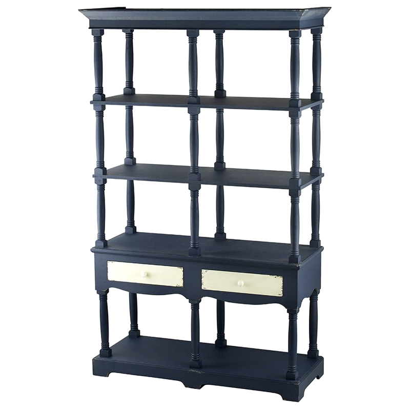 Винтажный Стеллаж Margery Blue Синий Винтажный Стеллаж Margery Blue Синий в Твери | Loft Concept