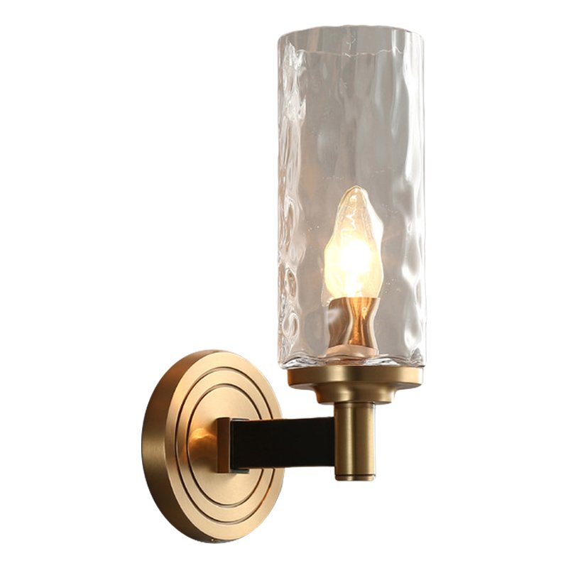 Бра LIAISON black and brass wall lamp Черный Латунь Прозрачное Стекло Бра LIAISON black and brass wall lamp Черный Латунь Прозрачное Стекло в Твери | Loft Concept