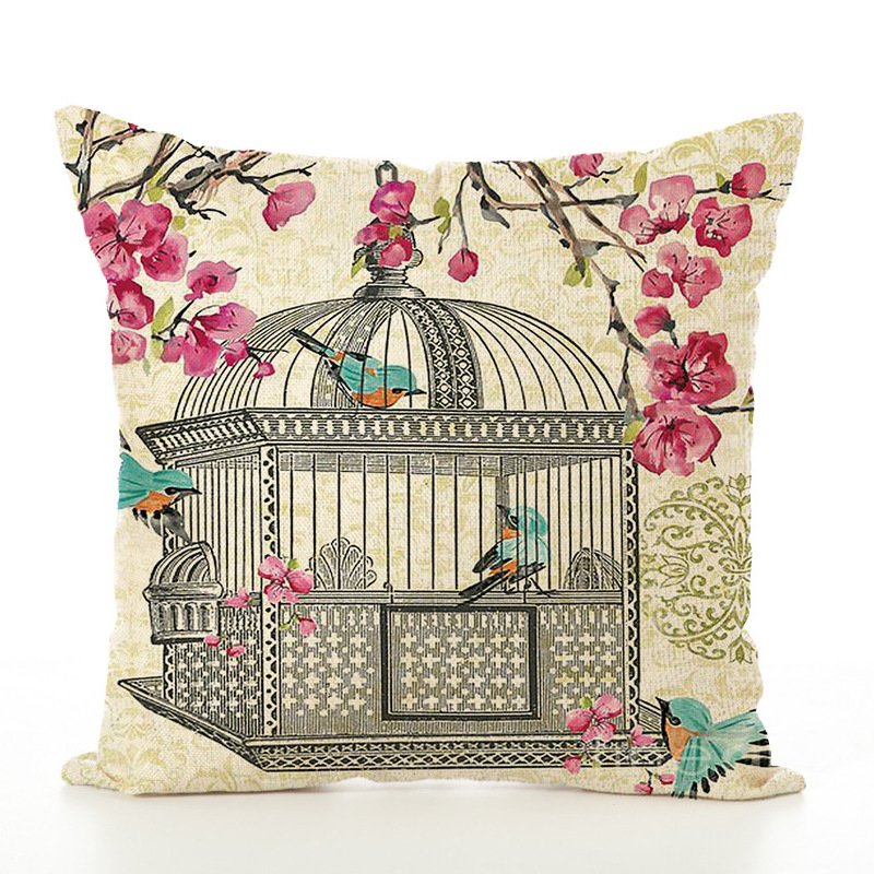 Декоративная подушка Bird Cage Мульти Декоративная подушка Bird Cage Мульти в Твери | Loft Concept
