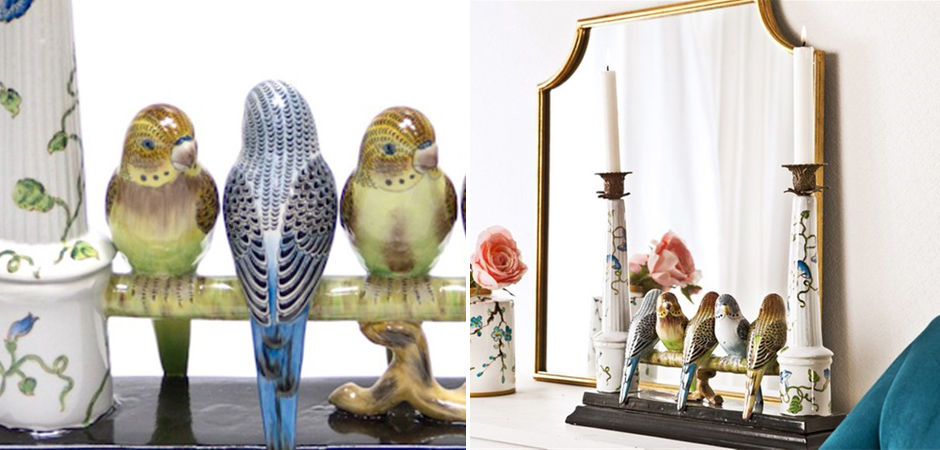Двойной подсвечник Five Budgies Двойной подсвечник Five Budgies - Loft-Concept в Твери
