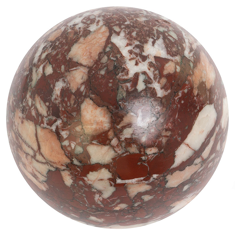 Шар декоративный из натурального камня Креноид Красный Natural Stone Spheres Коричневый Оранжевый Белый Красный Шар декоративный из натурального камня Креноид Красный Natural Stone Spheres Коричневый Оранжевый Белый Красный в Твери | Loft Concept