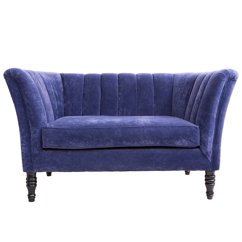 Диван Joffroi Sofa velour blue Синий Диван Joffroi Sofa velour blue Синий в Твери | Loft Concept