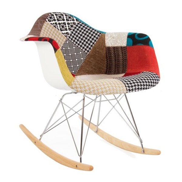 Кресло RAR Rocking Patchwork Мульти в Твери | Loft Concept 