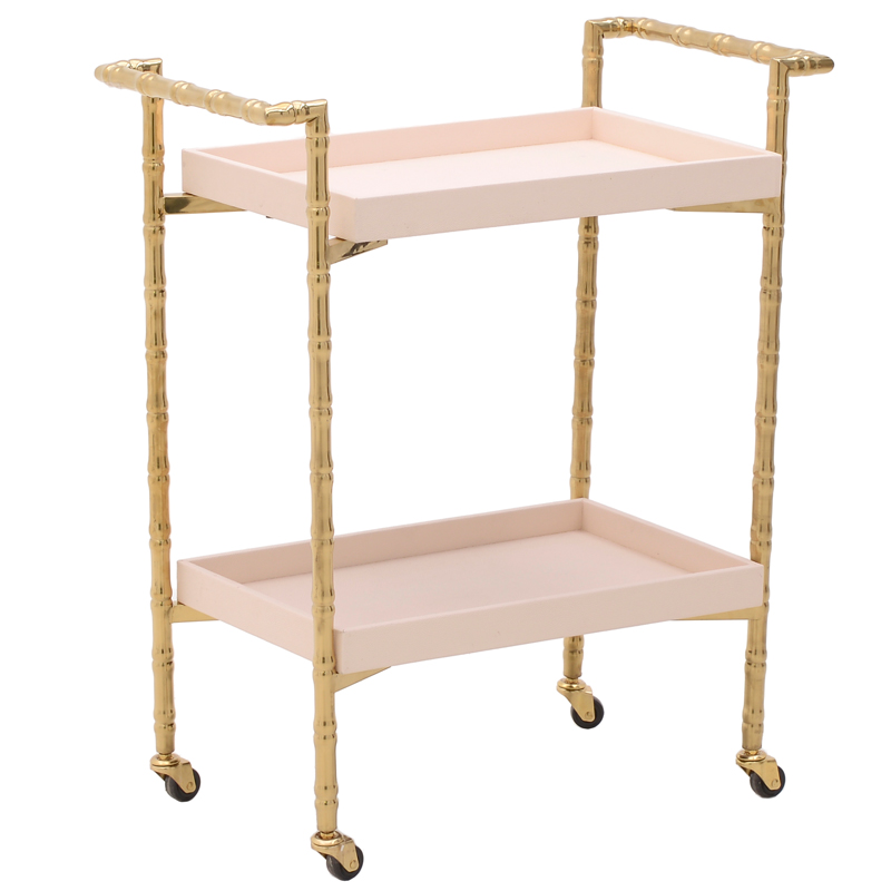 Приставной стол Shinobiya Table Розовый пастельный Глянцевое золото Приставной стол Shinobiya Table Розовый пастельный Глянцевое золото в Твери | Loft Concept