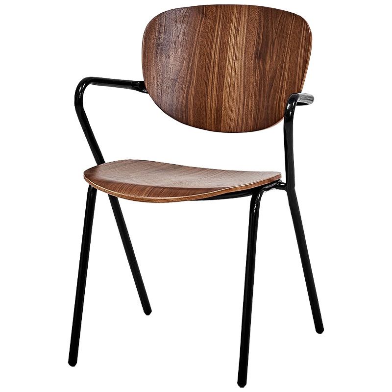 Стул Atol Loft Stool Черный Коричневый в Твери | Loft Concept 