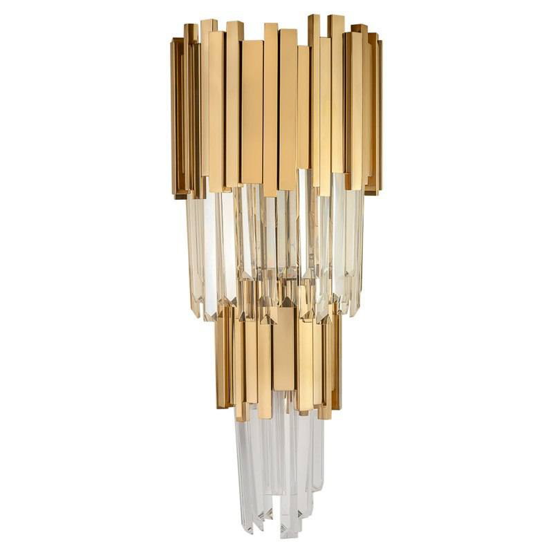 Бра Luxxu Modern Cascade Wall Lamp Gold 58 Золотой Прозрачное Стекло Бра Luxxu Modern Cascade Wall Lamp Gold 58 Золотой Прозрачное Стекло в Твери | Loft Concept