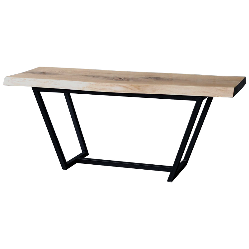 Кофейный стол Pike Industrial Metal Rust Coffee Table Черный Светлый дуб Кофейный стол Pike Industrial Metal Rust Coffee Table Черный Светлый дуб в Твери | Loft Concept