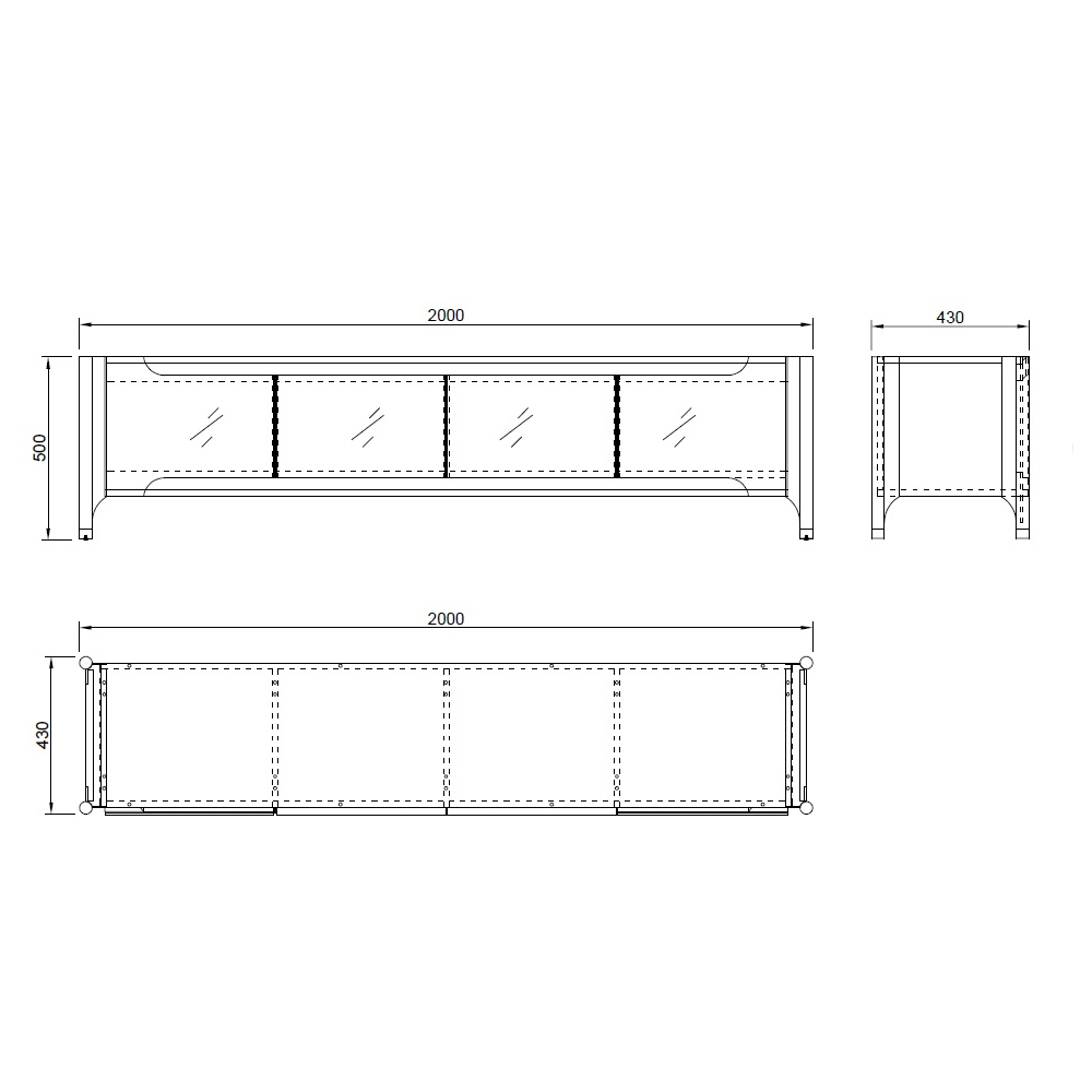 Тумба под телевизор с дверками Superiority в Твери