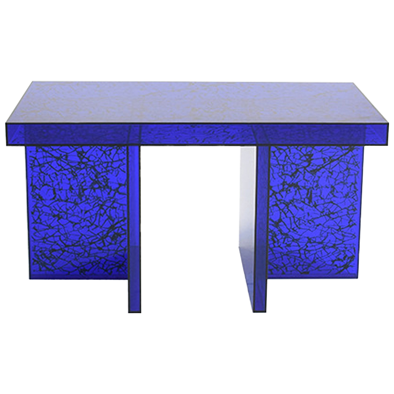 Кофейный стол Acrylic Blue Gerald Coffee Table Синий Черный Кофейный стол Acrylic Blue Gerald Coffee Table Синий Черный в Твери | Loft Concept