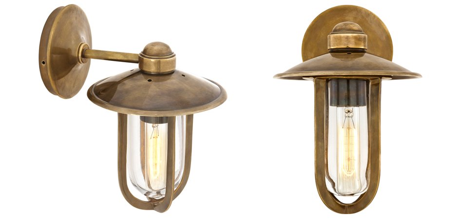 Бра Eichholtz Wall Lamp Seg Harbour Brass Бра Eichholtz Wall Lamp Seg Harbour Brass - Loft-Concept в Твери