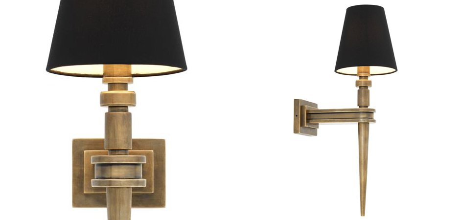 Бра Wall Lamp Waterloo Single Brass Бра Wall Lamp Waterloo Single Brass - Loft-Concept в Твери