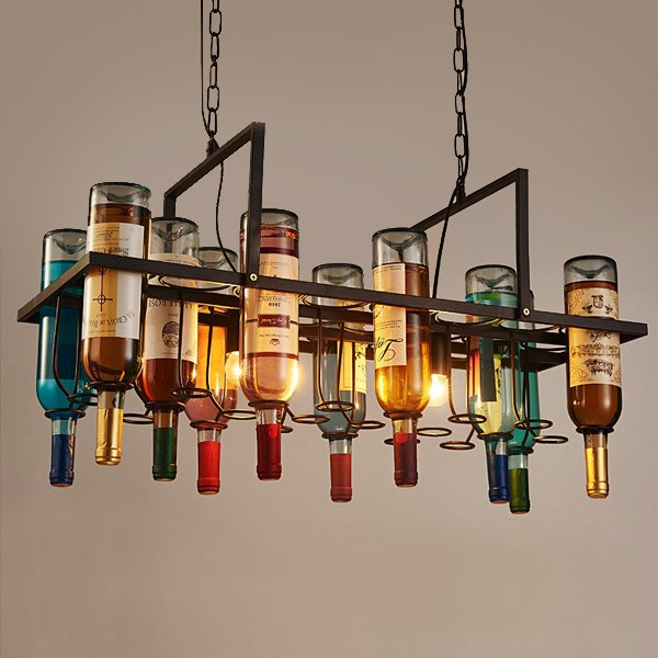 Люстра Bottle Bar Rectangle 80 Коричневый Люстра Bottle Bar Rectangle 80 Коричневый в Твери | Loft Concept