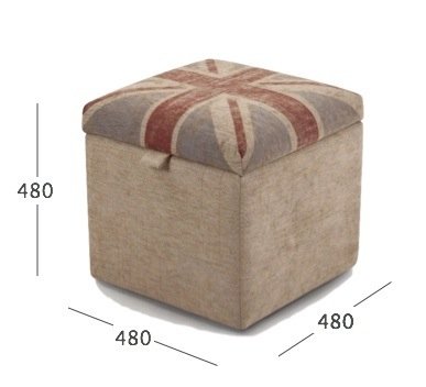 Пуф для хранения Jack Britannia Collection Пуф для хранения Jack Britannia Collection в Твери