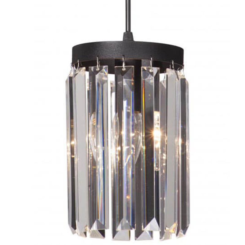 Светильник ODEON CLEAR GLASS Pendant lamp Прозрачное Стекло D 12 Черный матовый Прозрачное Стекло Светильник ODEON CLEAR GLASS Pendant lamp Прозрачное Стекло D 12 Черный матовый Прозрачное Стекло в Твери | Loft Concept