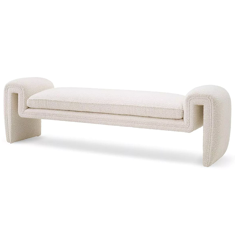 Банкетка Eichholtz Bench Tondo L Белый Банкетка Eichholtz Bench Tondo L Белый в Твери | Loft Concept