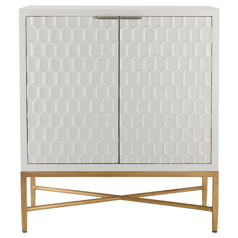 Шкаф для вина Jarvis Cabinet Белый Латунь Шкаф для вина Jarvis Cabinet Белый Латунь в Твери | Loft Concept
