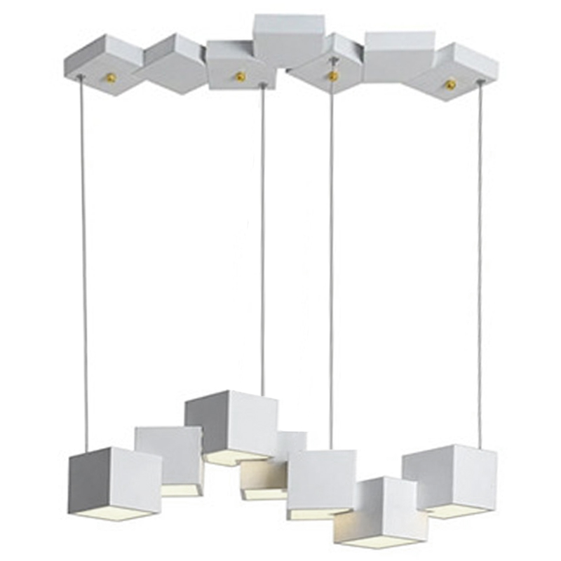 Дизайнерский светодиодный светильник Белый Eight Squares Lamp Белый Дизайнерский светодиодный светильник Белый Eight Squares Lamp Белый в Твери | Loft Concept