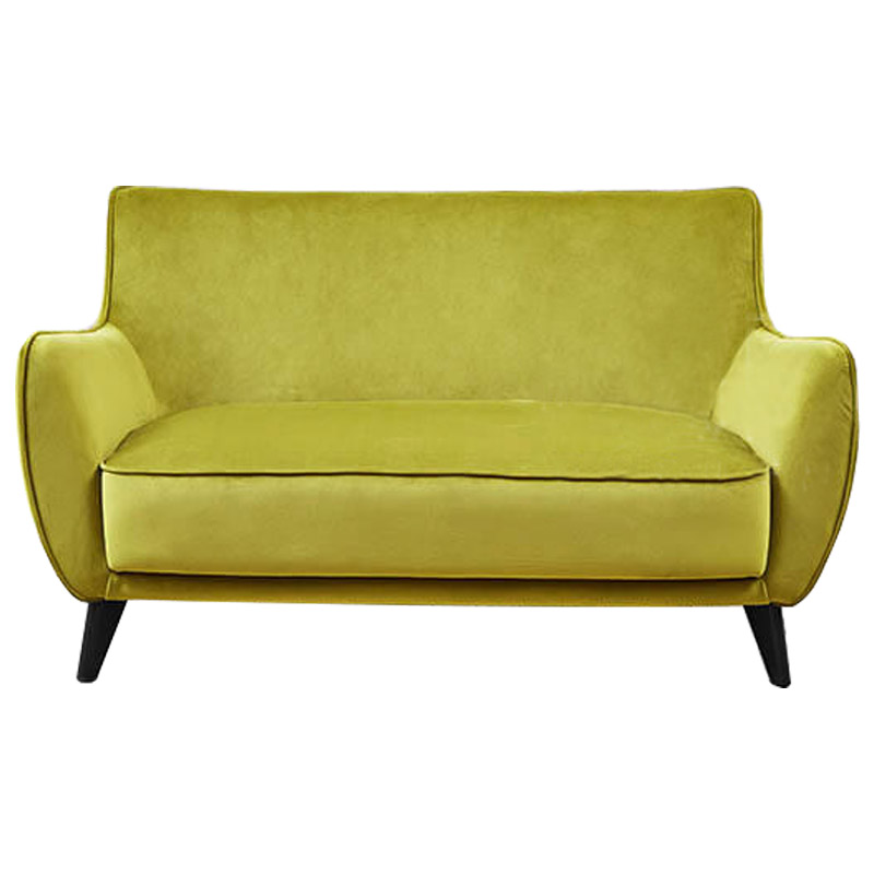 Диван Light Green Softness Sofa Салатовый Черный Диван Light Green Softness Sofa Салатовый Черный в Твери | Loft Concept