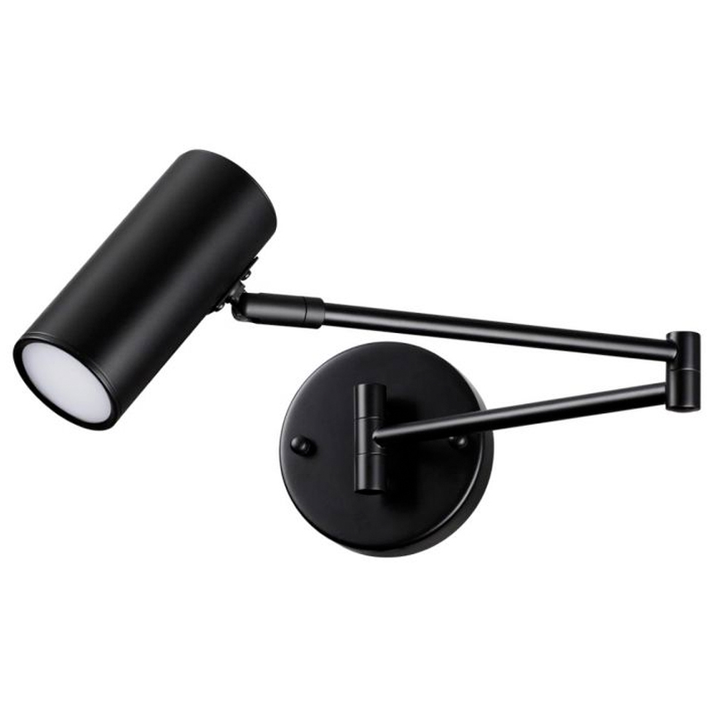 Черное бра поворотное Trumpet Wall Lamp Черный Черное бра поворотное Trumpet Wall Lamp Черный в Твери | Loft Concept