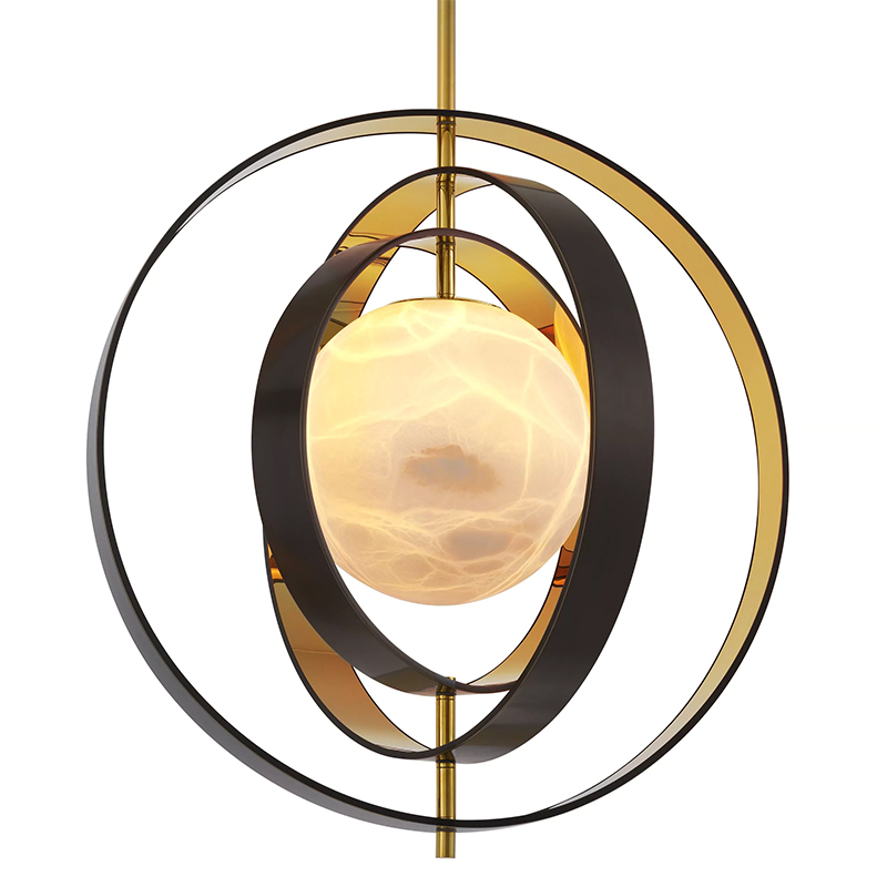 Люстра Eichholtz Chandelier Pearl Золотой Черный Люстра Eichholtz Chandelier Pearl Золотой Черный в Твери | Loft Concept