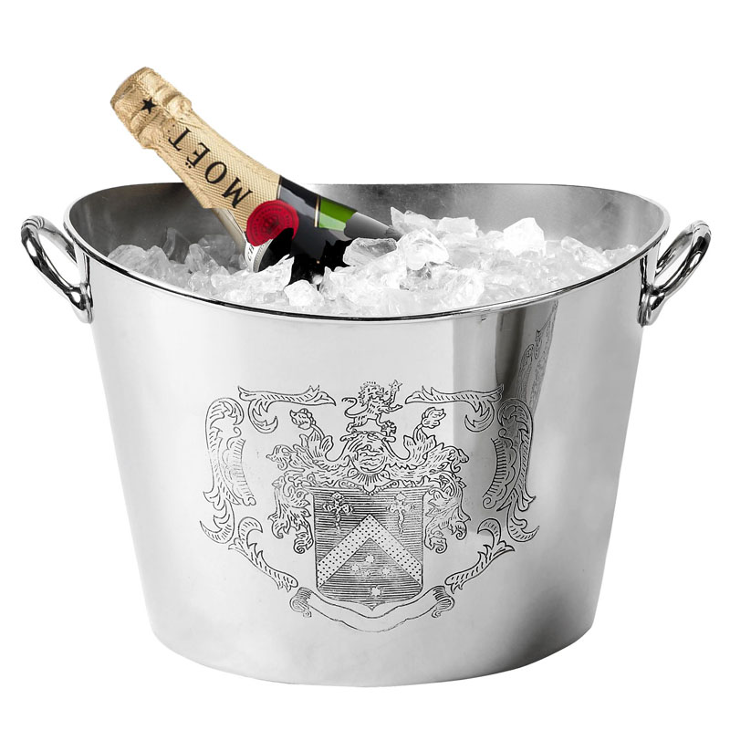 Ведерко для шампанского Eichholtz CHAMPAGNE COOLER MAGGIA Никель Ведерко для шампанского Eichholtz CHAMPAGNE COOLER MAGGIA Никель в Твери | Loft Concept