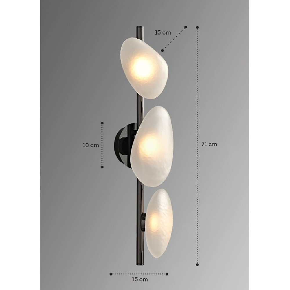 Бра LINDIS FROST LONG WALL 3 лампы Молочное стекло  в Твери