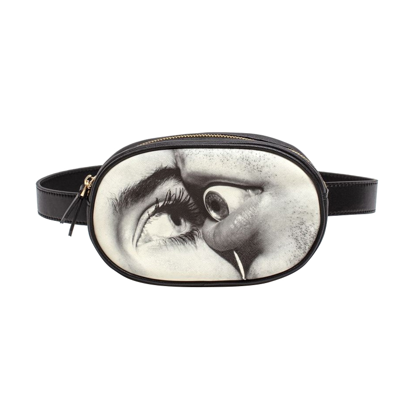 Поясная сумка Seletti Mout eyes Черный Серый Поясная сумка Seletti Mout eyes Черный Серый в Твери | Loft Concept