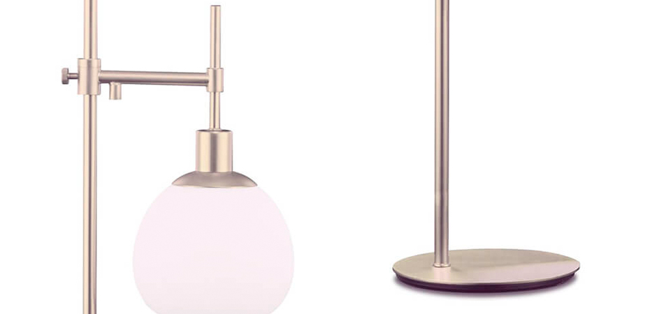 Настольная лампа Tiepolo Ball Table lamp nickel Настольная лампа Tiepolo Ball Table lamp nickel - Loft-Concept в Твери