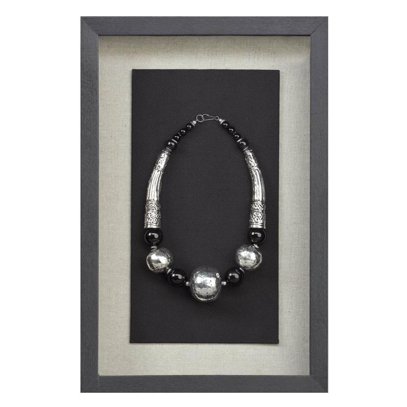 Панно Necklace Wall Accessory IV Черный Серебряный в Твери | Loft Concept 