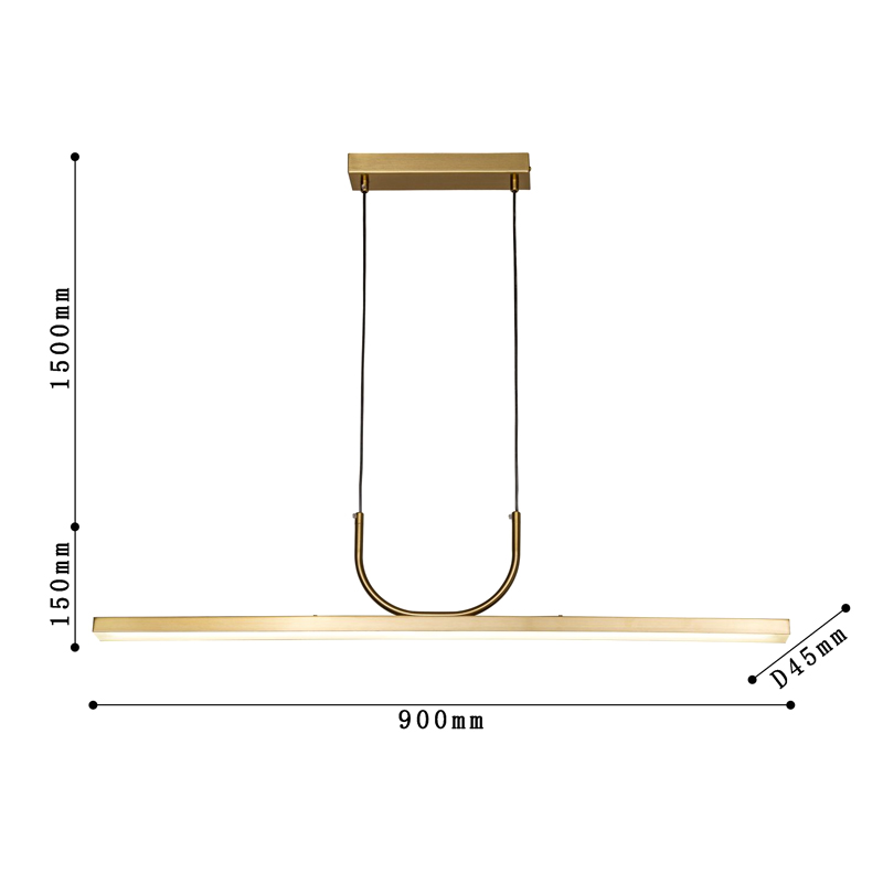Минималистичная золотая люстра Trumpet tube Минималистичная золотая люстра Trumpet tube в Твери