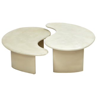 Набор кофейные столы Инь и Янь ivory ( слоновая кость ) Набор кофейные столы Инь и Янь ivory ( слоновая кость ) в Твери | Loft Concept