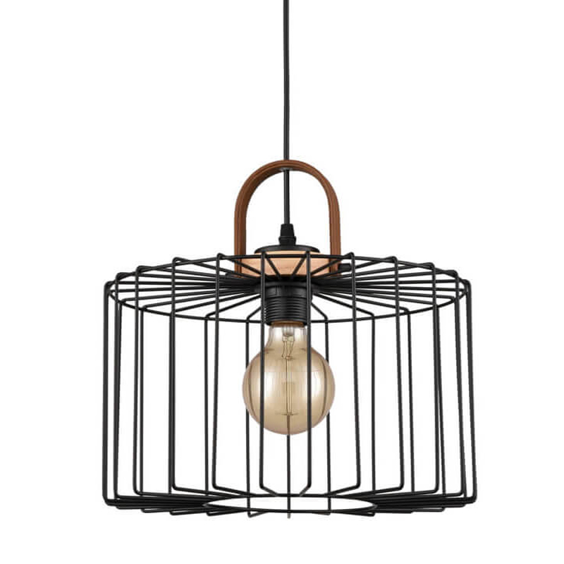 Подвесной светильник Cage Wire Color black D32 Черный Подвесной светильник Cage Wire Color black D32 Черный в Твери | Loft Concept