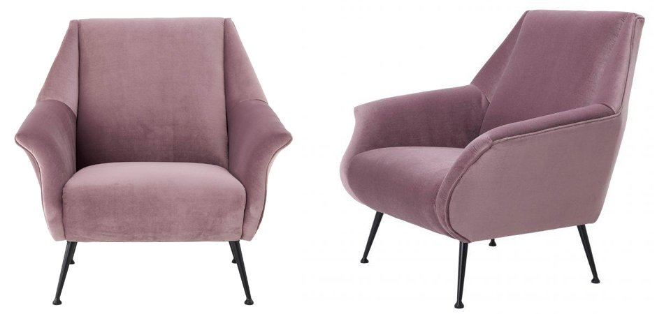 Кресло Eichholtz Chair Trezzo Lilac Кресло Eichholtz Chair Trezzo Lilac - Loft-Concept в Твери