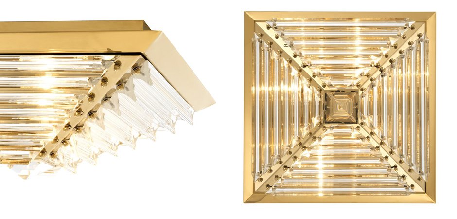 Потолочный светильник Eichholtz Ceiling Lamp Eden Gold Потолочный светильник Eichholtz Ceiling Lamp Eden Gold - Loft-Concept в Твери