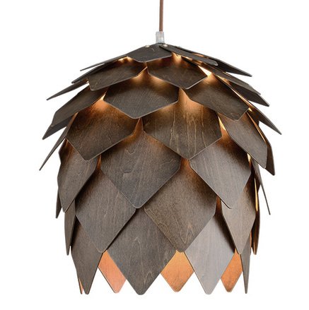 Подвесной светильник Crimea Pine Cone Brown Коричневый Подвесной светильник Crimea Pine Cone Brown Коричневый в Твери | Loft Concept