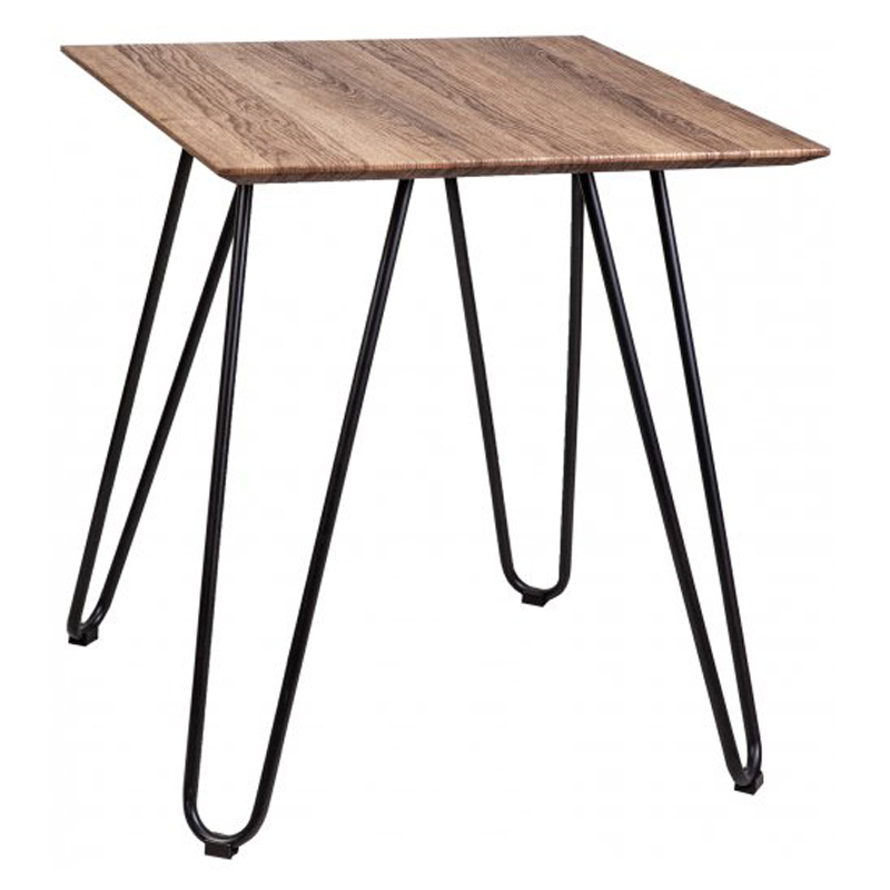 Приставной стол Matron Table square Черный Дуб темный Приставной стол Matron Table square Черный Дуб темный в Твери | Loft Concept