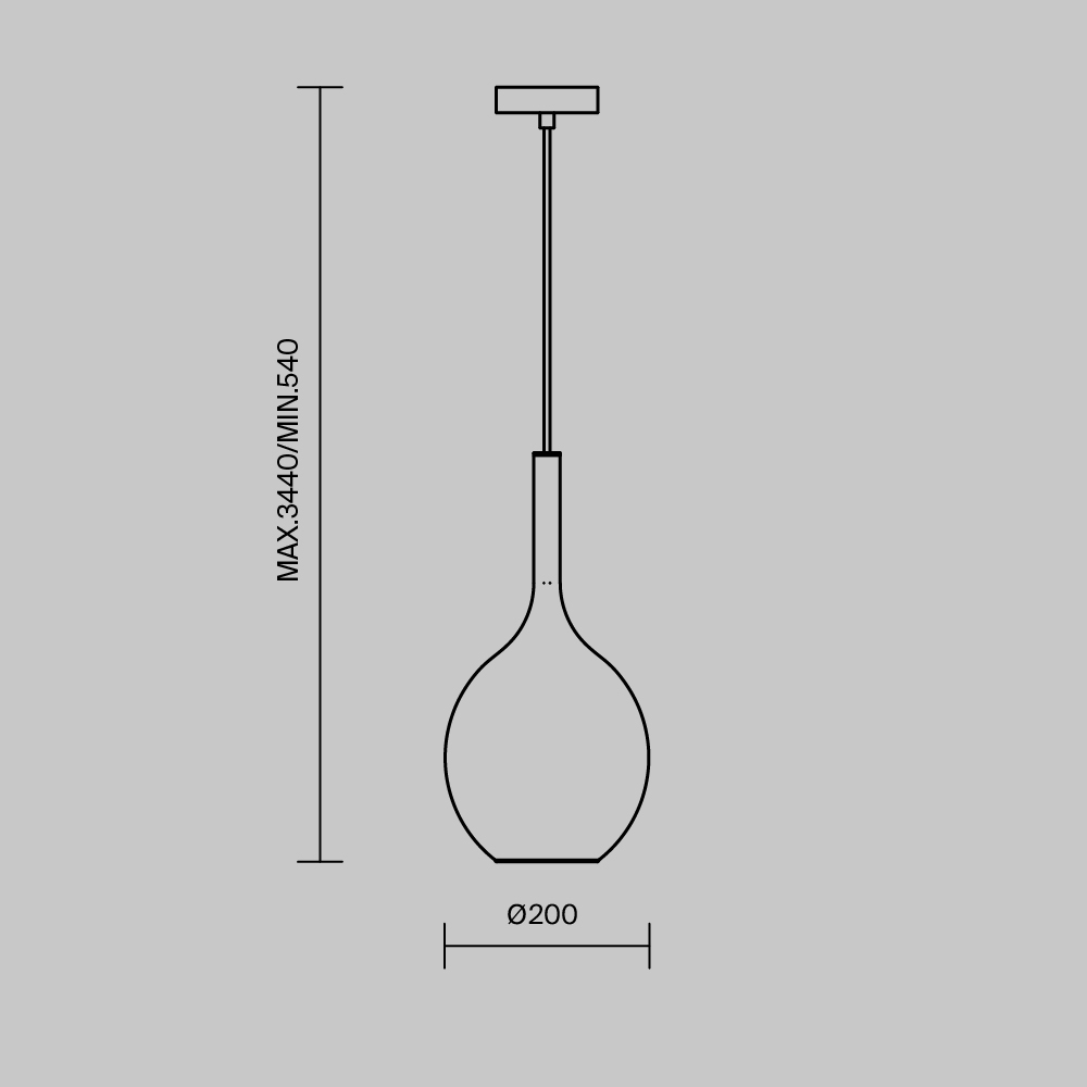 Подвесной светильник Drop of victory в Твери