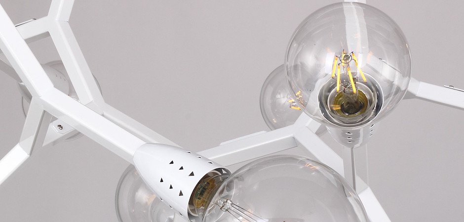 Люстра Polygon Chandelier 6 White - Loft-Concept в Твери