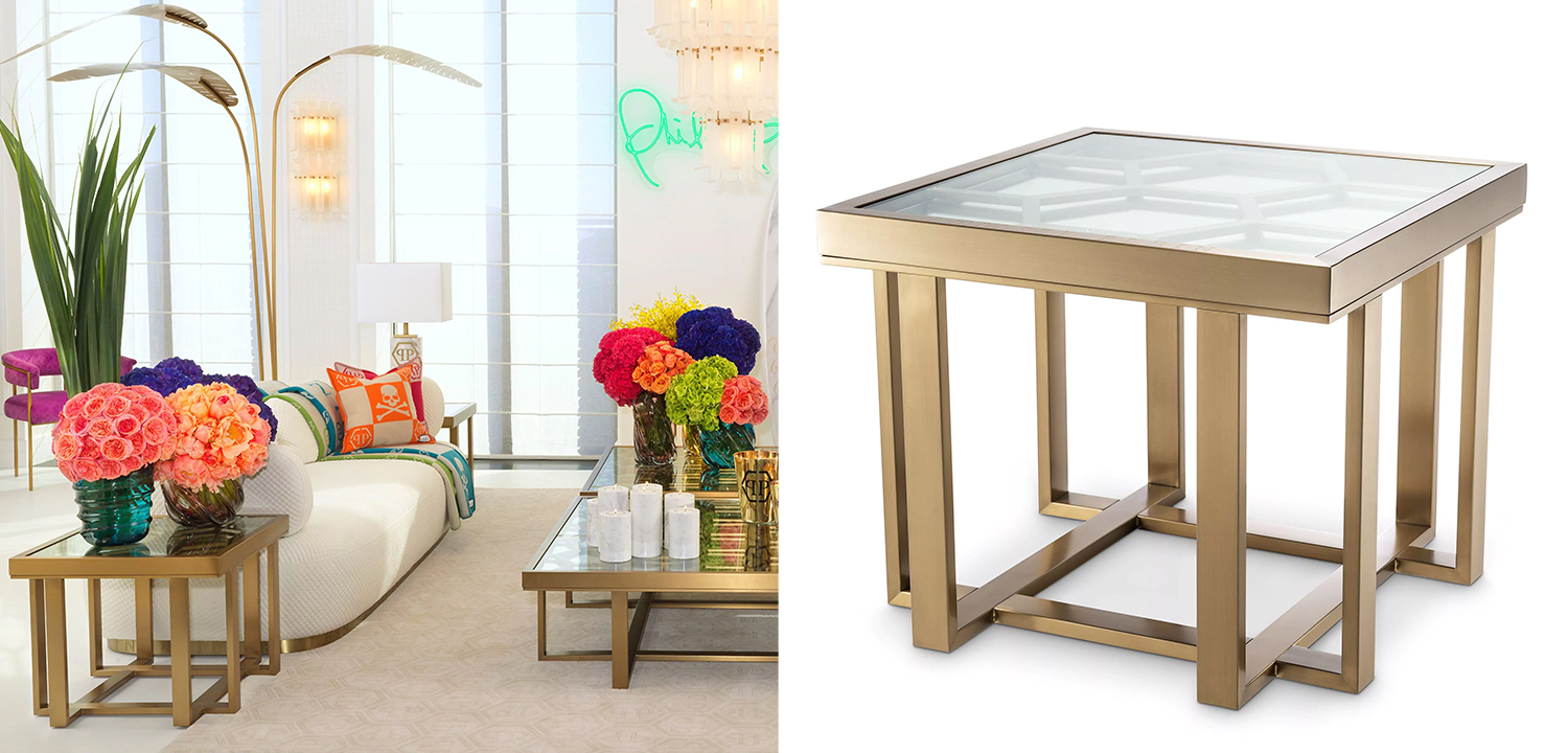 Приставной стол Philipp Plein Side Table Skeleton - фото