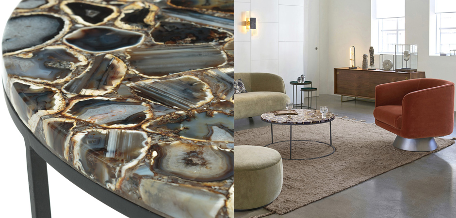 Стол кофейный Natural Agate Стол кофейный Natural Agate - Loft-Concept в Твери