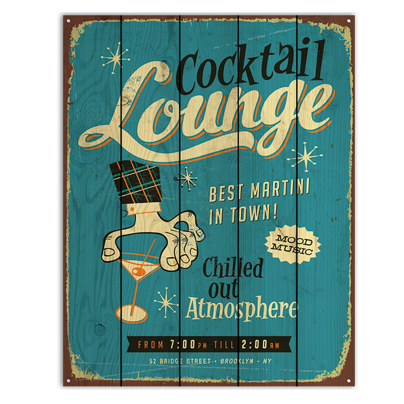 Постер Cocktail Lounge Постер Cocktail Lounge в Твери | Loft Concept