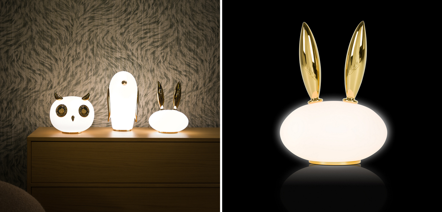 Настольная лампа Moooi Pet Light PURR кролик - фото