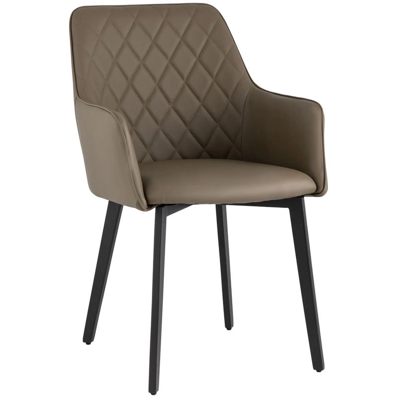 Стул Seoul Chair Коричневая Экокожа Коричневый Черный Стул Seoul Chair Коричневая Экокожа Коричневый Черный в Твери | Loft Concept