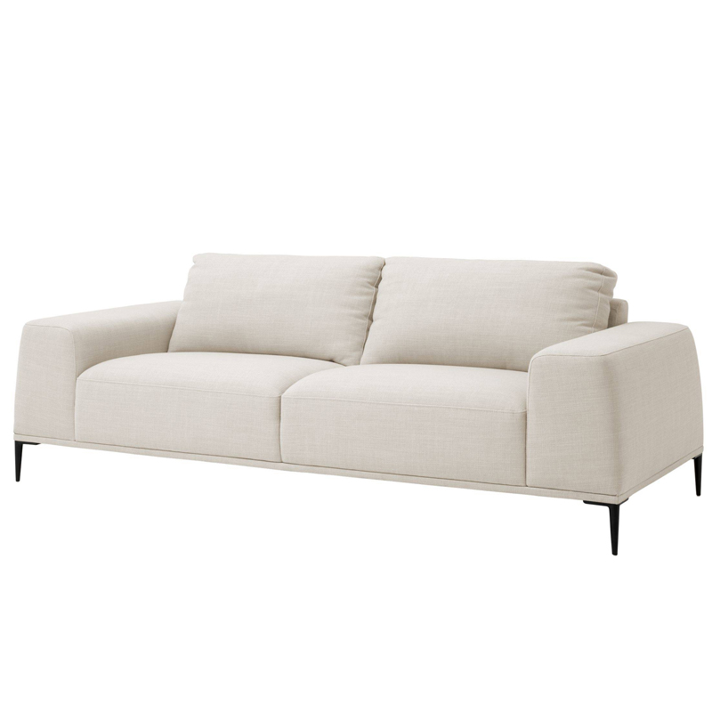 Диван Eichholtz Sofa Montado natural Молочный Черный Диван Eichholtz Sofa Montado natural Молочный Черный в Твери | Loft Concept