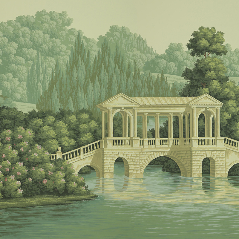 Обои ручная роспись English Landscape Verdoyant on scenic paper Обои ручная роспись English Landscape Verdoyant on scenic paper в Твери | Loft Concept