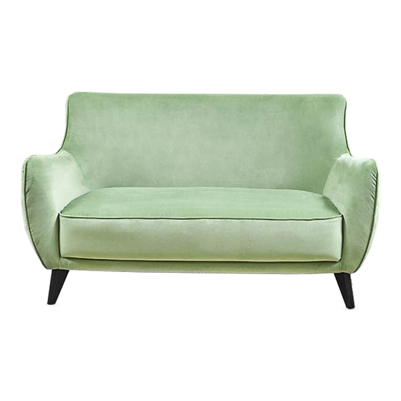 Диван Mint Softness Sofa Зеленый шалфей Черный в Твери | Loft Concept 