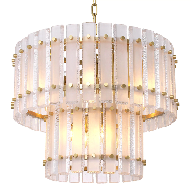 Люстра Eichholtz Chandelier Blason Латунь Прозрачный Люстра Eichholtz Chandelier Blason Латунь Прозрачный в Твери | Loft Concept