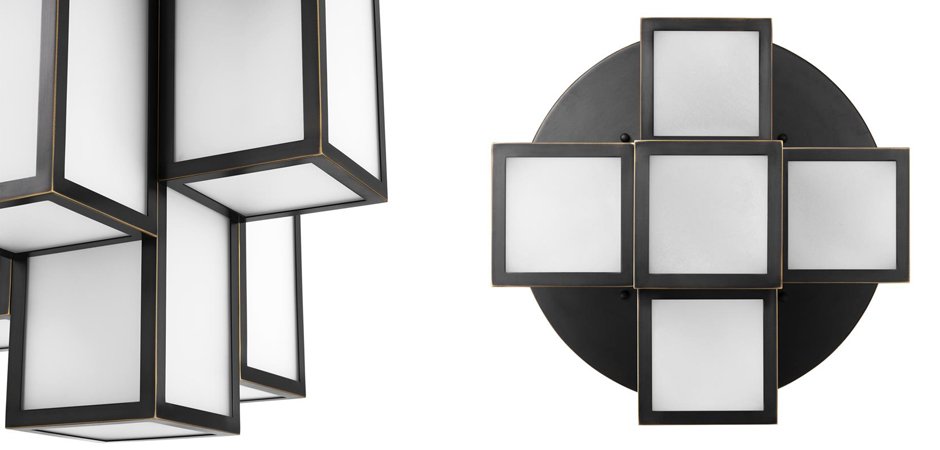 Потолочный светильник Eichholtz Ceiling Lamp Axel Bronze - Loft-Concept в Твери