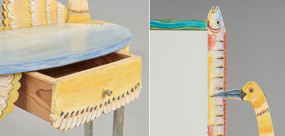 Туалетный Столик Painted Wood Dressing Table - Loft-Concept в Твери